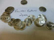 Load image into Gallery viewer, Pewter Buttons.