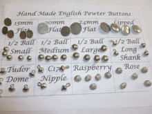 Load image into Gallery viewer, Pewter Buttons.