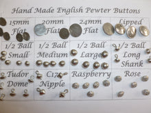 Load image into Gallery viewer, Pewter Buttons.