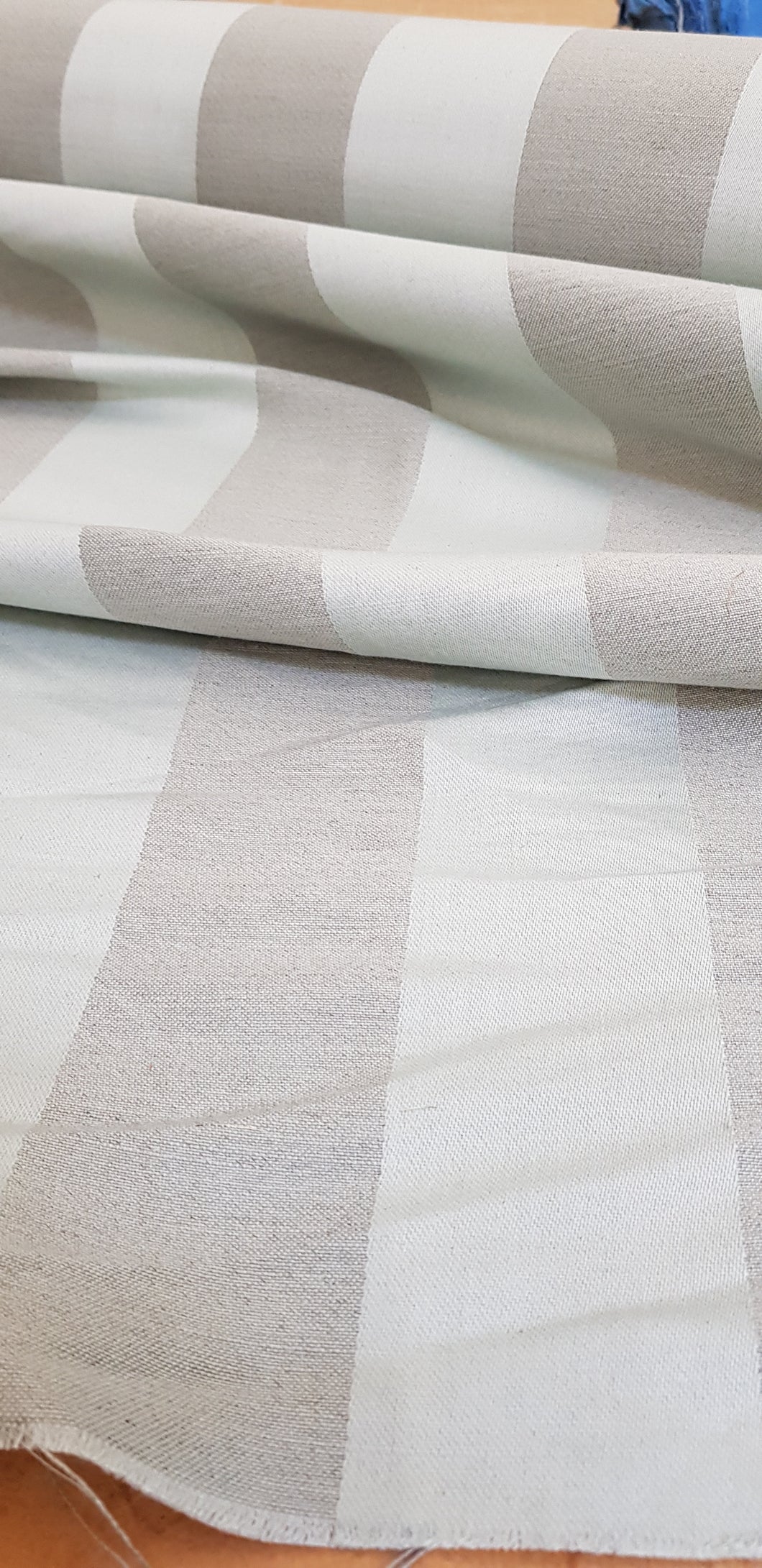 Stripe Woven Linen Fabric