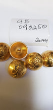 Load image into Gallery viewer, Gold Military Buttons  (090250)
