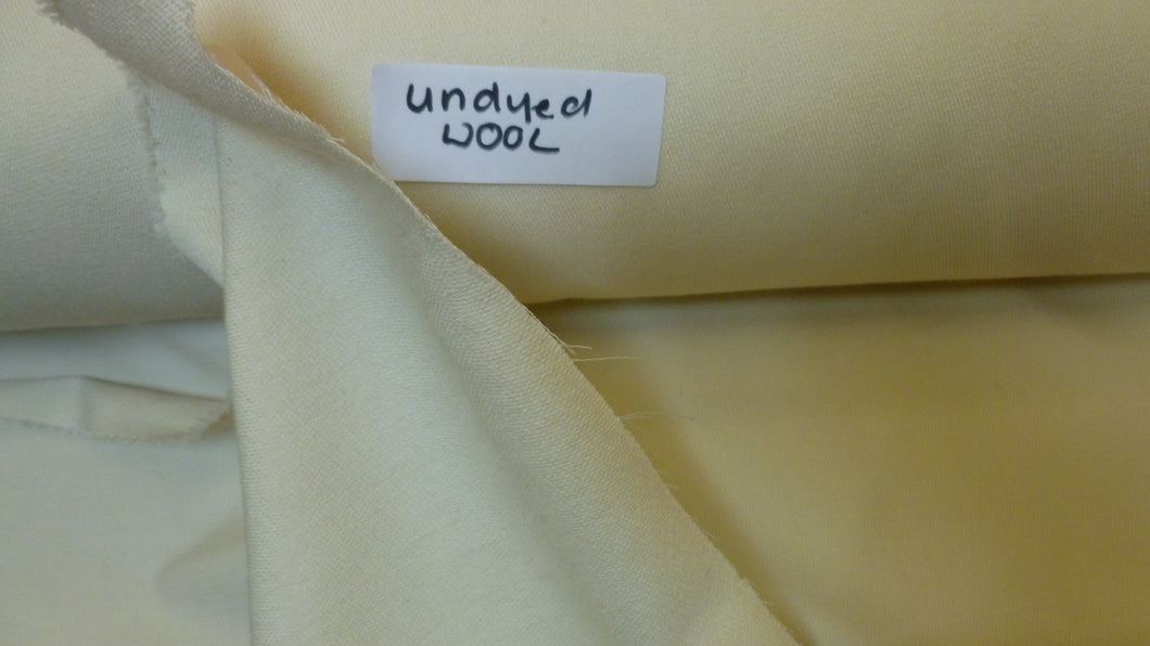 Undyed Wool Fabric