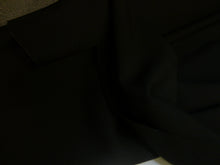 Load image into Gallery viewer, Heavy Duty Pure Black Wool Fabric
