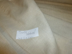NEW STOCK OF 100% Pure IRISH Linen Fabric