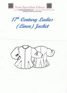 17th Century Ladies Linen Jacket