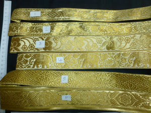 Variety of Gold Wire Braids.
