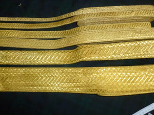 Authentic Military Braids in Gold.